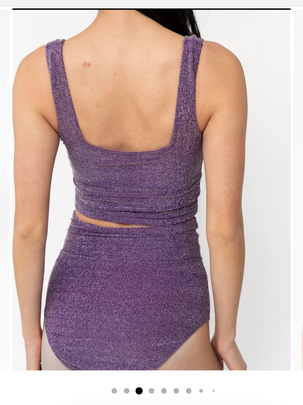 Coral Reef Swim (now Manava Swim) Purple Shimmer Two-Piece Swimsuit - Picture 3 of 6